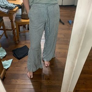 High Rise wide leg pant